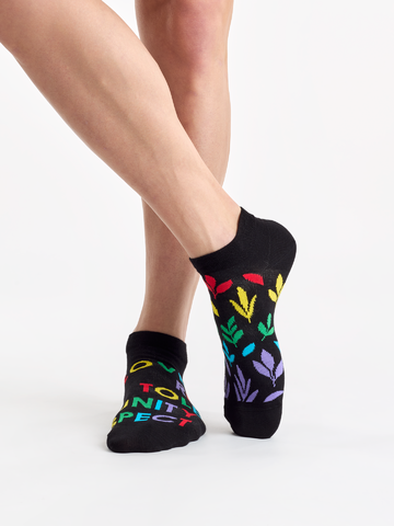 Geschenk von Dedoles Lustige Knöchelsocken Liebe und Respekt