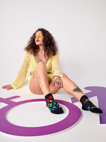 Geschenk von Dedoles Lustige Knöchelsocken Liebe und Respekt