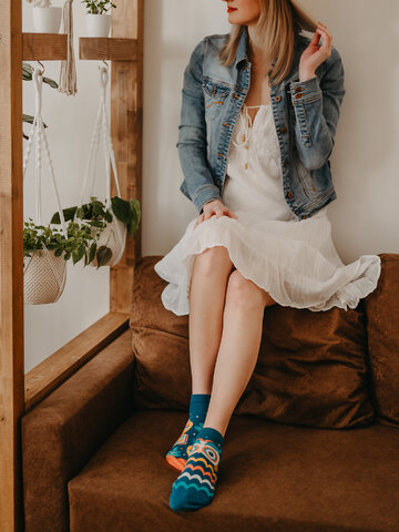 Výnimočný darček od Dedoles Veselé členkové ponožky Múdra sova