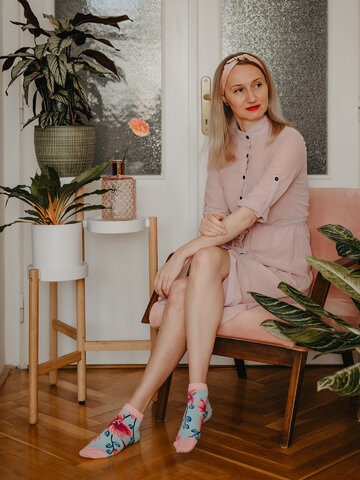 Tip na darček Calzini alla caviglia Buonumore Orchidea