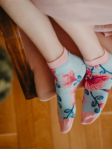 Obrázok produktu Veselé členkové ponožky Orchidea