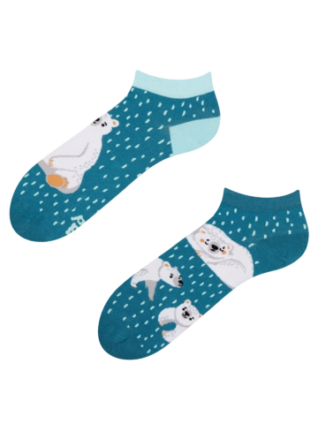 Pre dokonalý a originálny outfit Živahne kratke nogavice Polarni medvedi