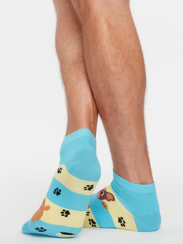 Lifestyle foto Весели къси чорапи Кучета и райета