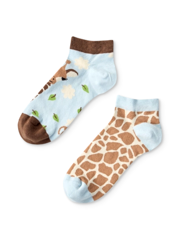 Obrázok produktu Živahne kratke nogavice Ljubka žirafa