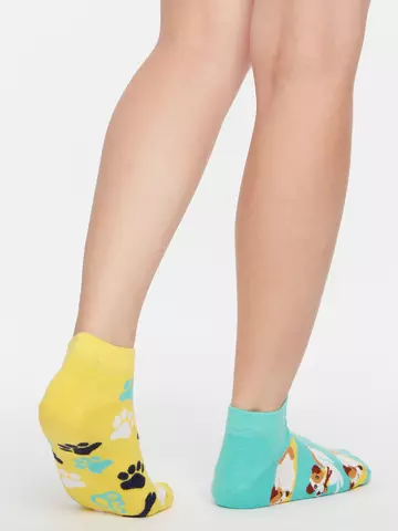 Výnimočný darček od Dedoles Živahne kratke nogavice Veseli pes