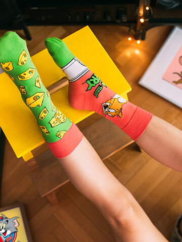 Original gift Tom and Jerry ™ Regular Socks Cheese