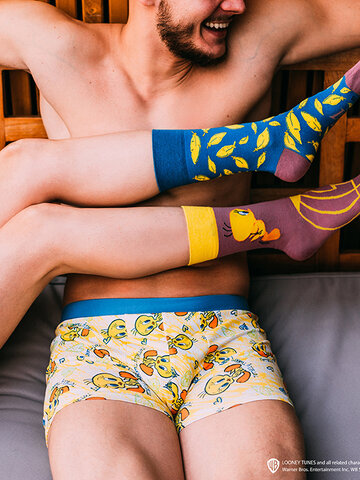 Eredeti ajándék a Dedolestől Vidám zokni Tweety ™ Tollak