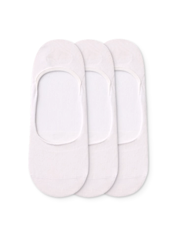 Tip na dárek Trojbalení bavlněných ťapek Bílý Klasik