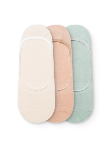 Lifestyle-Foto Sandstrand Klassische No-Show-Socken 3er-Pack