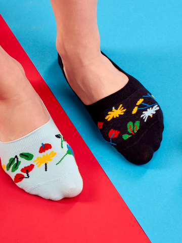 Ajándék tipp Vidám titokzokni Akvarell virágok