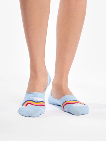 Obrázok produktu Chaussettes invisibles rigolotes Arc-en-ciel