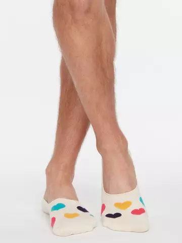 Výnimočný darček od Dedoles Весели невидими чорапи Цветни сърца