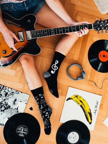 Lifestyle foto Calzini Buonumore Musica