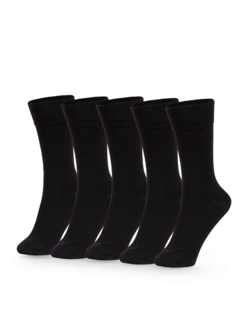 Potešte sa týmto kúskom Dedoles Päťbalenie vysokých ponožiek Čierny Klasik