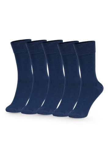 Original gift Regular Socks 5-Pack Blue Classic