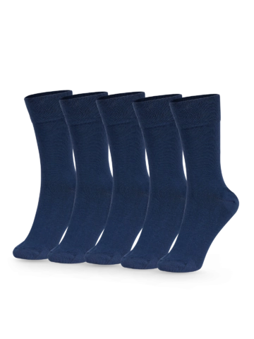 Výnimočný darček od Dedoles Päťbalenie vysokých ponožiek Modrý Klasik