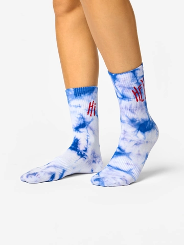 Kiárusítás Bordázott zokni Szia, helló!