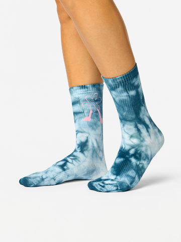 Ajándék tipp Bordázott zokni Virágos haver