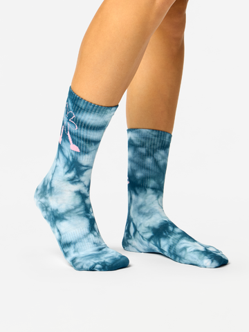 Foto Bordázott zokni Virágos haver