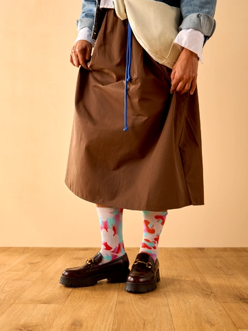 Hľadáte originálny a nezvyčajný darček? Obdarovaného zaručene prekvapí Чорапи с оребрен кант Щури цветя