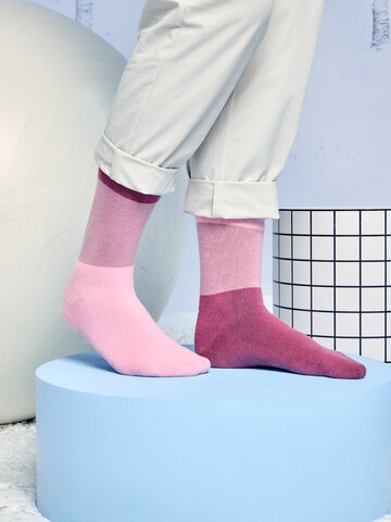 Pre dokonalý a originálny outfit Calzini caldi Rosa Antico Tre colori