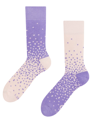 Foto Světle fialové teplé ponožky