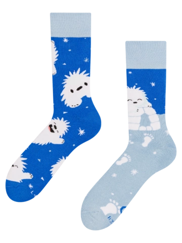 Sleva Veselé teplé ponožky Malý yetti