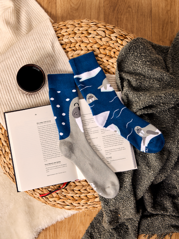 Obrázok produktu Весели топли чорапи Морж