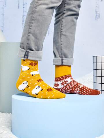 Potešte sa týmto kúskom Dedoles Весели топли чорапи Овца с пуловер