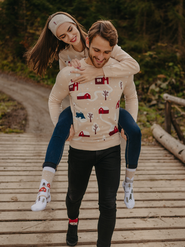 Výnimočný darček od Dedoles Весели топли чорапи Снежен свят