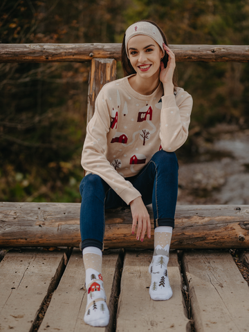 Potešte sa týmto kúskom Dedoles Весели топли чорапи Снежен свят