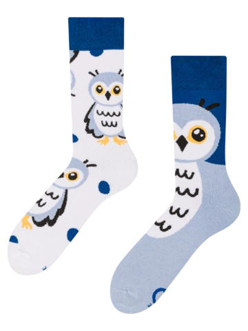 Geschenktipp Lustige warme Socken Schneeeule