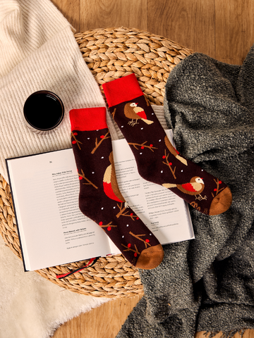 Hľadáte originálny a nezvyčajný darček? Obdarovaného zaručene prekvapí Calzini caldi Buonumore Uccellino su un ramo