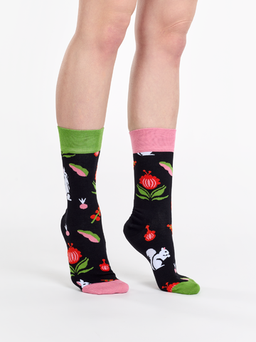 Gift idea Bamboo Regular Socks Folk Garden