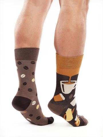 Foto Vidám bambusz zokni Kávészemek