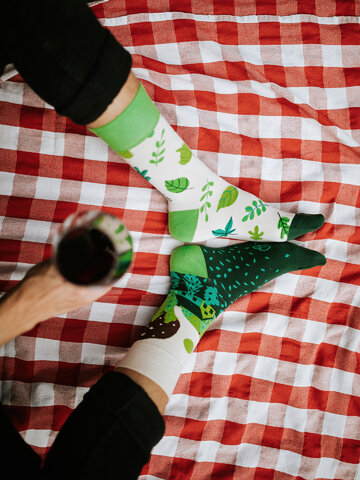 Sale Bamboo Regular Socks Forest Cabin