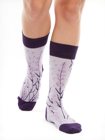 Výpredaj Calzini Buonumore in bambù Lavanda