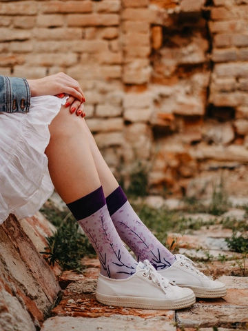 Potešte sa týmto kúskom Dedoles Chaussettes rigolotes en fibres de bambou Lavande