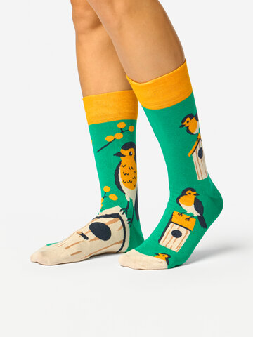 Szerezzen magának örömet ezzel a Dedoles darabbal Vidám bambusz zokni Madáretető