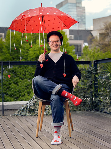 Foto Vidám zokni Amor Emílio