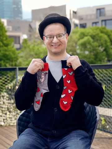 Kiárusítás Vidám zokni Amor Emílio