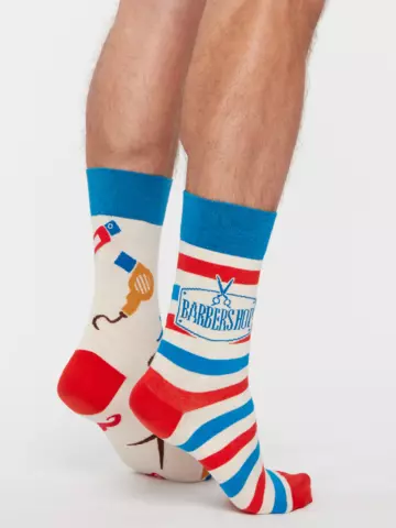 Tip na darček Veselé ponožky Barbershop
