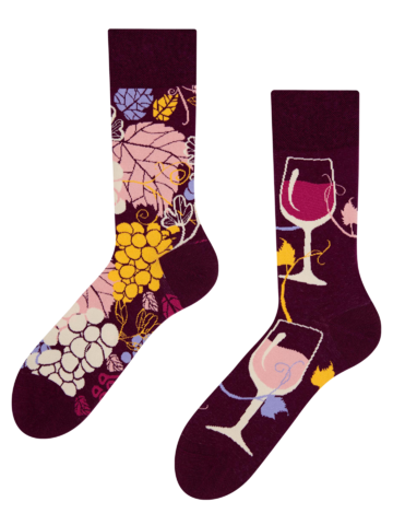 Geschenk von Dedoles Lustige Socken Rotwein