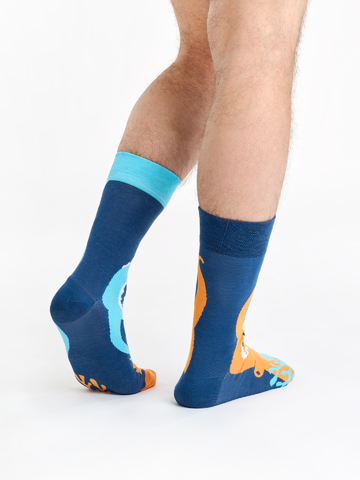 Hľadáte originálny a nezvyčajný darček? Obdarovaného zaručene prekvapí Весели чорапи Октопод