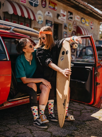 Potešte sa týmto kúskom Dedoles Chaussettes rigolotes Cœurs colorés