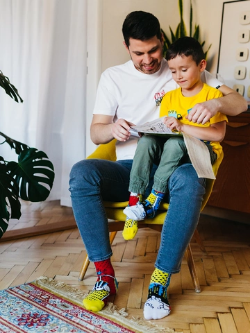 Zľava Vesele čarape Šareni stripovi