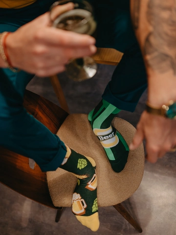 Foto Veselé ponožky Lahvové pivo