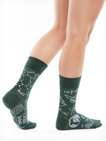 Foto Vidám zokni Fizika kontra Kémia