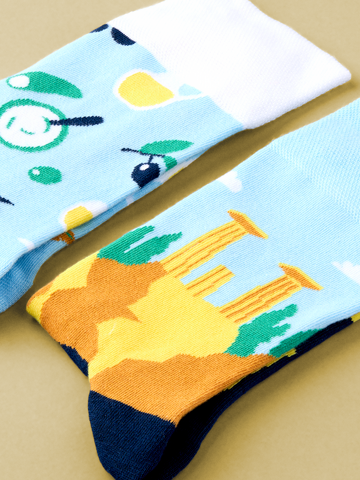 Lifestyle foto Calzini Buonumore Grecia