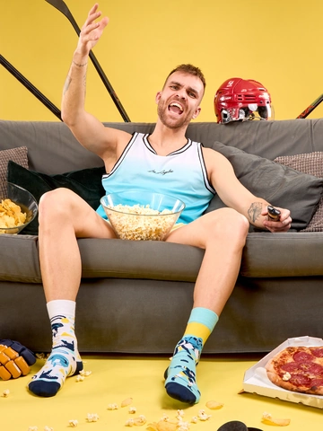 Výjimečný dárek od Dedoles Veselé ponožky Hokejový zápas